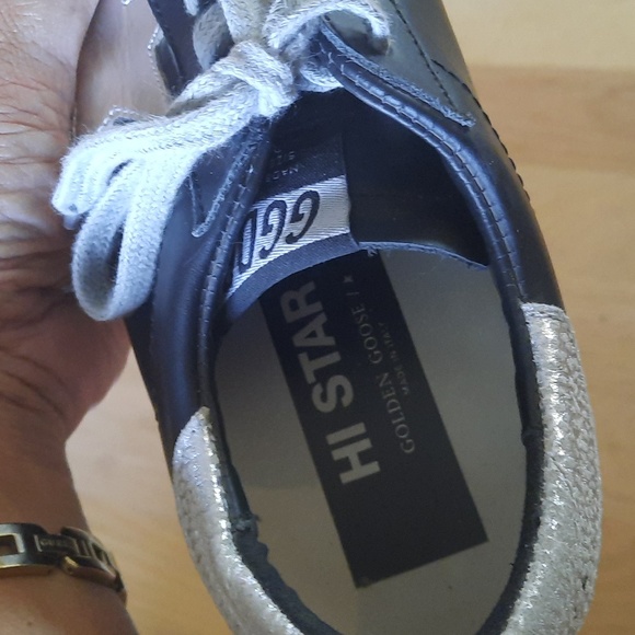 Beautiful Golden Goose Hi Star Leather Sneakers - Picture 4 of 6